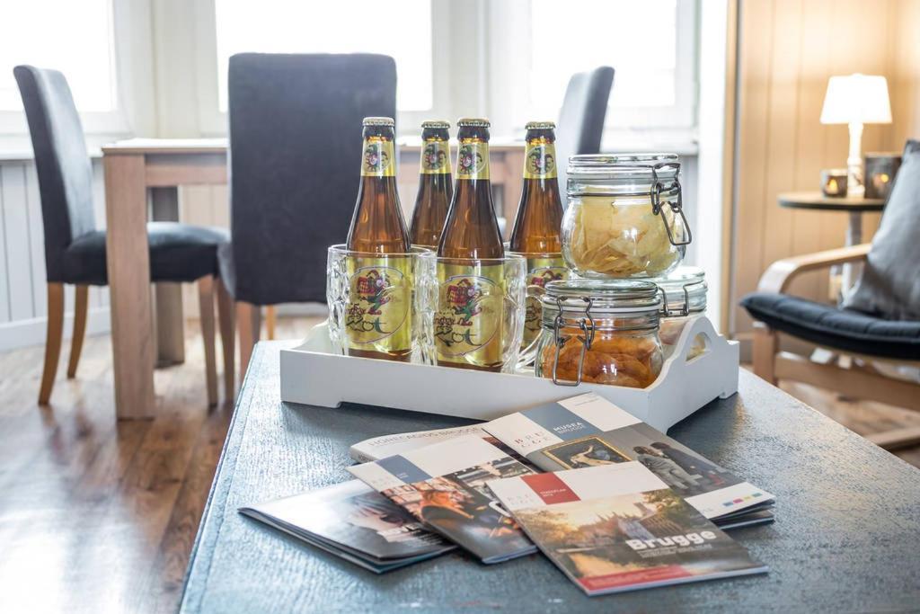 Charmant Appartement Met Zicht Damse Vaart @Brugge 外观 照片